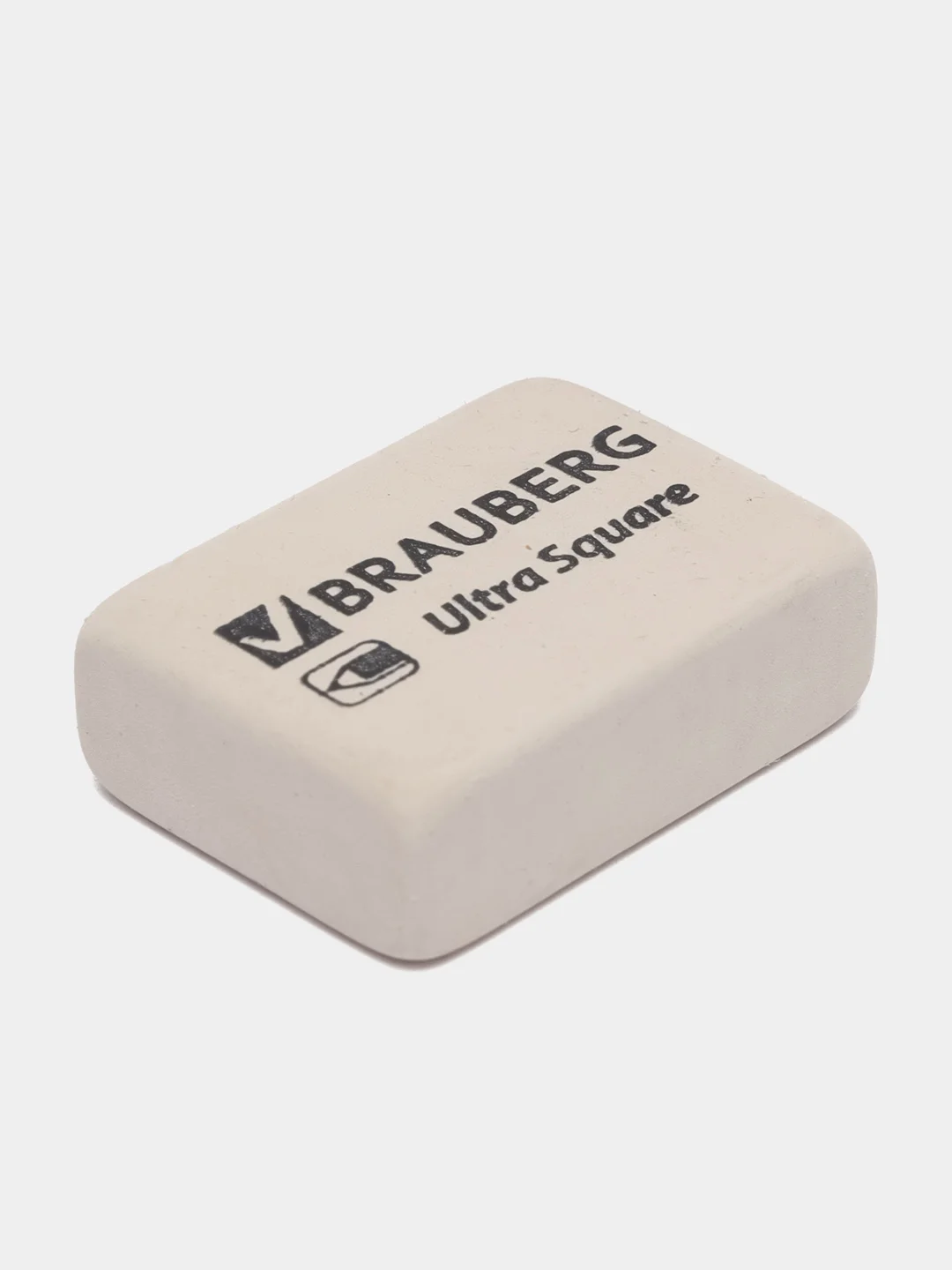 Ластик, упаковка до 5 шт, Brauberg Ultra Square, 26 х 18 х 8 мм, белый, натуральный каучук