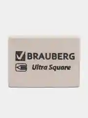 Ластик, упаковка до 5 шт, Brauberg Ultra Square, 26 х 18 х 8 мм, белый, натуральный каучук