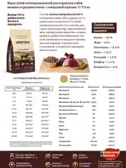 Корм сухой Hanta, для взрослых собак мелких и средних пород, с говядиной и рисом