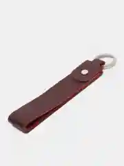 Аметистовый брелок из натуральной кожи, брелок для ключей