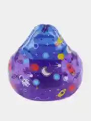 Фиолетовый надувное кресло детское "Astro Glow LED " 72 х 72 х 64 см с подсветкой, до 45 кг, от 3 лет