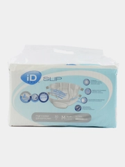 Подгузники для взрослых iD Slip Basic, размеры M, L, XL, впитывающие, 1 упаковка 30 шт