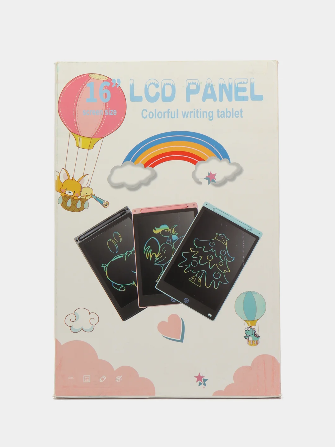 Синий графический планшет LCD Panel Colorfull цветной