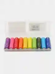 Батарейки алкалиновые Xiaomi ZMI Rainbow, AA пальчиковые и AAА мизинчиковые, 10 штук