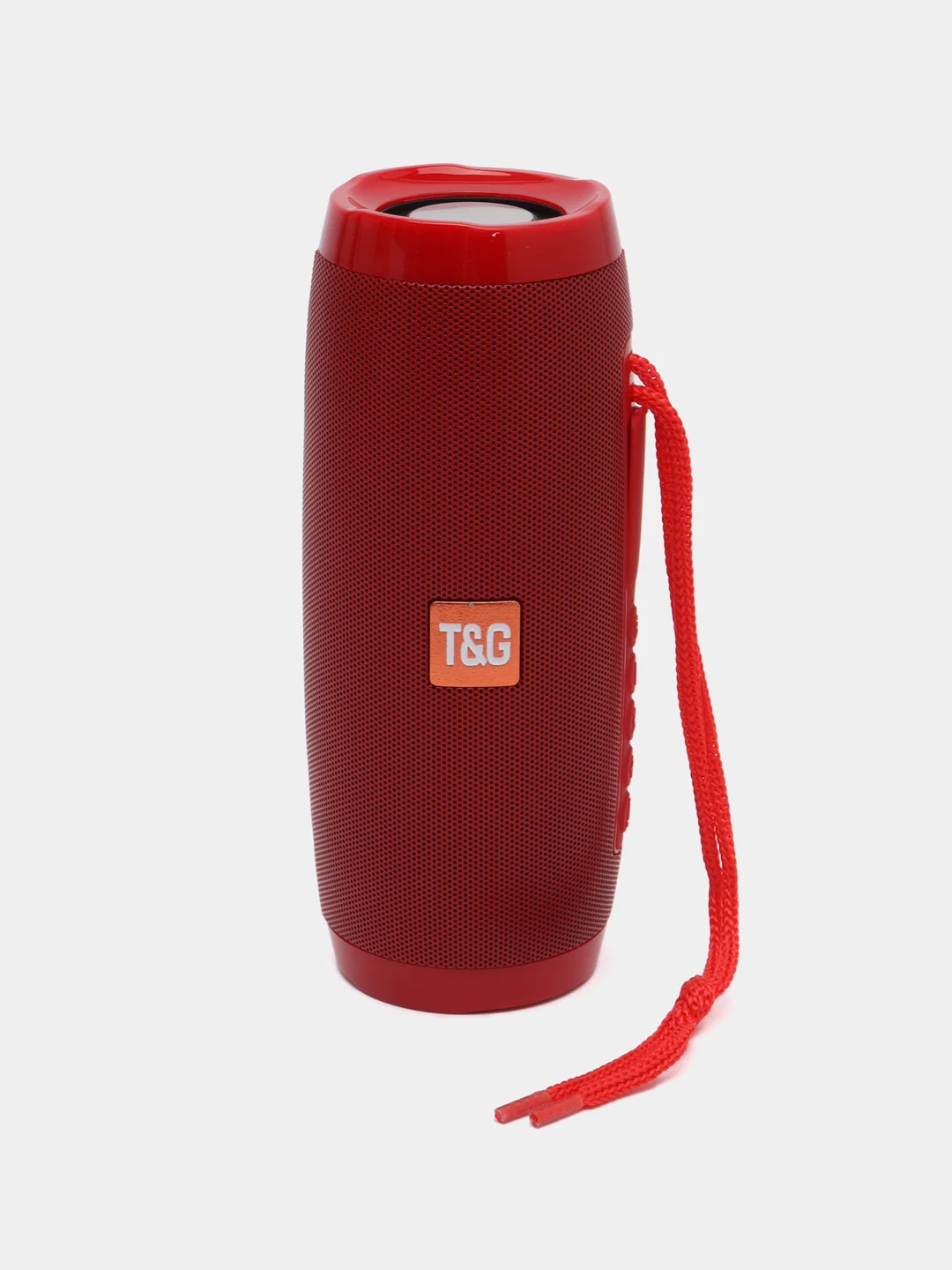Красный беспроводная Bluetooth колонка TG-157, Портативная колонка с LED подсветкой