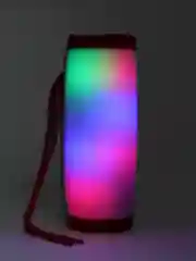 Красный беспроводная Bluetooth колонка TG-157, Портативная колонка с LED подсветкой