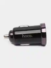 Черный автомобильное зарядное устройство Hoco Z44 Leading USB+USB Type-C PD + QC3.0 (черное)