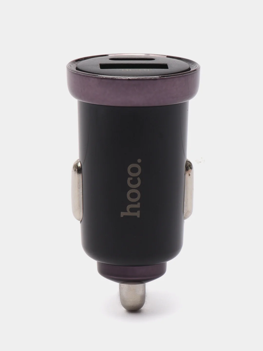 Черный автомобильное зарядное устройство Hoco Z44 Leading USB+USB Type-C PD + QC3.0 (черное)
