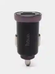 Черный автомобильное зарядное устройство Hoco Z44 Leading USB+USB Type-C PD + QC3.0 (черное)