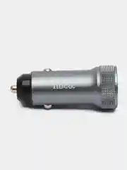 Черный автомобильное зарядное устройство Hoco Z49A 1USB QC3.0 черное  с 2 USB