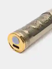 Золотой триммер для бороды и усов Триммер для стрижки волос, бороды и усов vinTage T9 4 насадки
