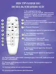 Белый драйвер (блок питания) для светодиодной ленты, люстры с пультом