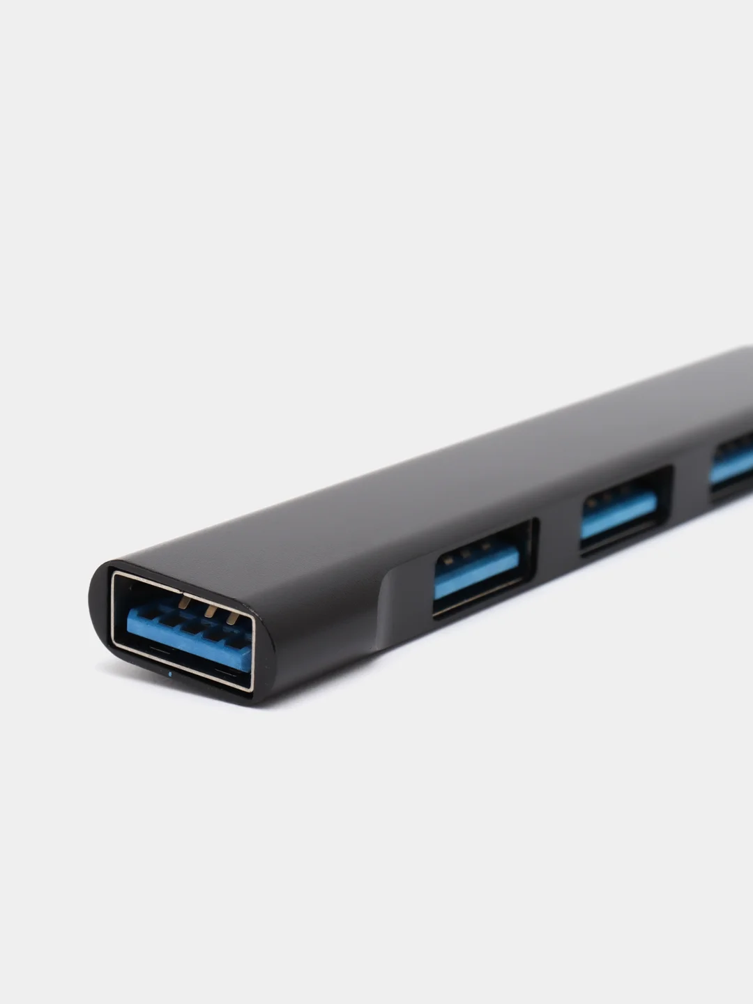 Черный usb HUB 3.0 на 4 порта, Разветвитель Type-C HUB 3.0, концентратор, юсб хаб