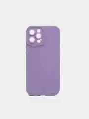 Сиреневый чехол силиконовый мягкий для iPhone XR / 11 / 12 / 13 / 14 / 15 / 15Pro / 15 Pro Max