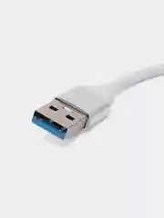 Серебряный usb HUB 3.0 на 4 порта, Разветвитель Type-C HUB 3.0, концентратор, юсб хаб