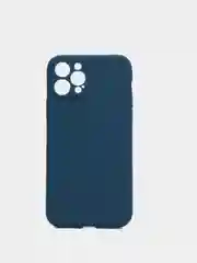 Синий чехол силиконовый мягкий для iPhone XR / 11 / 12 / 13 / 14 / 15 / 15Pro / 15 Pro Max