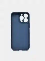 Синий чехол силиконовый мягкий для iPhone XR / 11 / 12 / 13 / 14 / 15 / 15Pro / 15 Pro Max