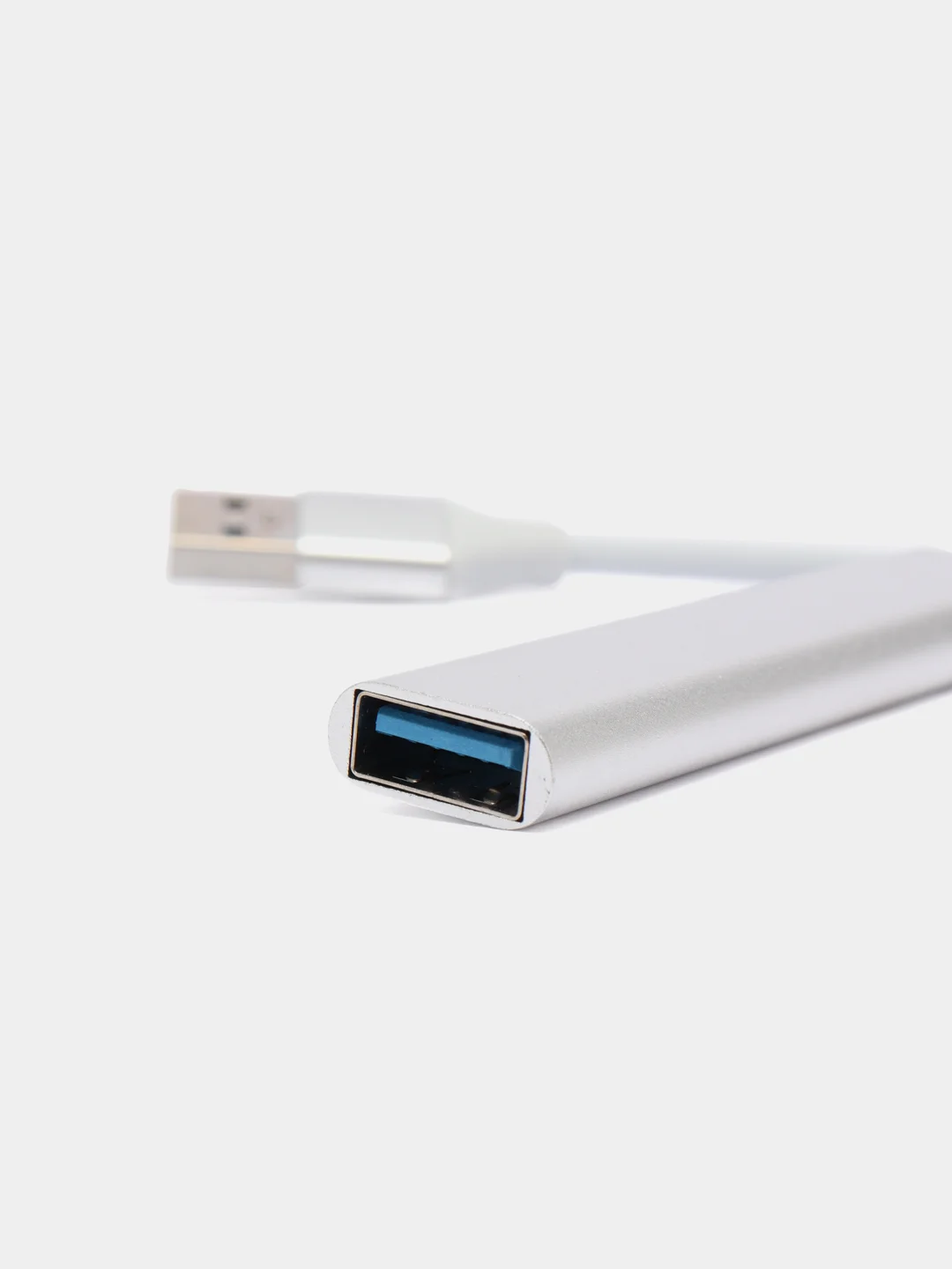 Серебряный usb HUB 3.0 на 4 порта, Разветвитель Type-C HUB 3.0, концентратор, юсб хаб