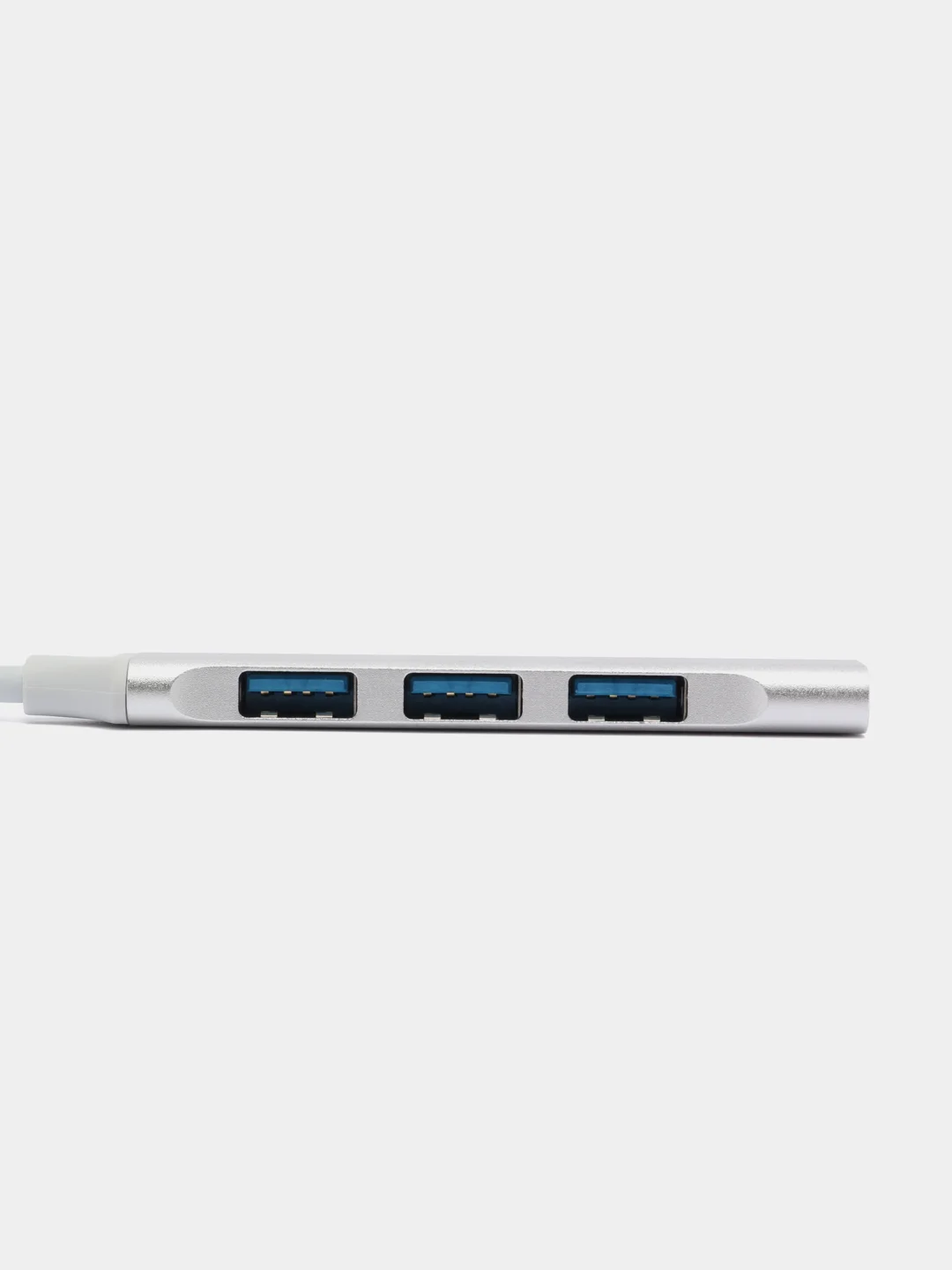 Серебряный usb HUB 3.0 на 4 порта, Разветвитель Type-C HUB 3.0, концентратор, юсб хаб