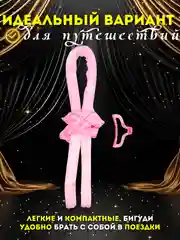 Розовый бигуди мягкие для волос, легкое создание локонов без тепла, бигуди для завивки волос