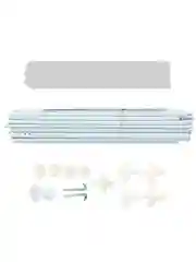Белый шатер садовый для дачи, тент беседка Green Glade 1028/1033/1040/1036/1086, москитная сетка