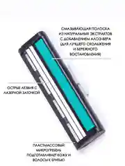 Серый бритва одноразовая для мужчин, для женщин, для лица, упаковка многоразовая интимная