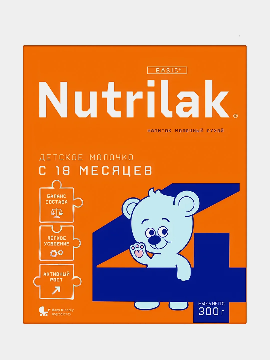 Смесь сухая детское молочко Nutrilak 4, молочная, с 18 месяцев, 300 г