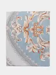 Голубой комплект постельного белья.2х спальный .Состав ткани- поплин (хлопок 70%,полиэстер-30%)
