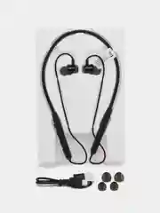 Черный беспроводные наушники для спорта HOCO ES64 Bluetooth гарнитура внутриканальная, громкость