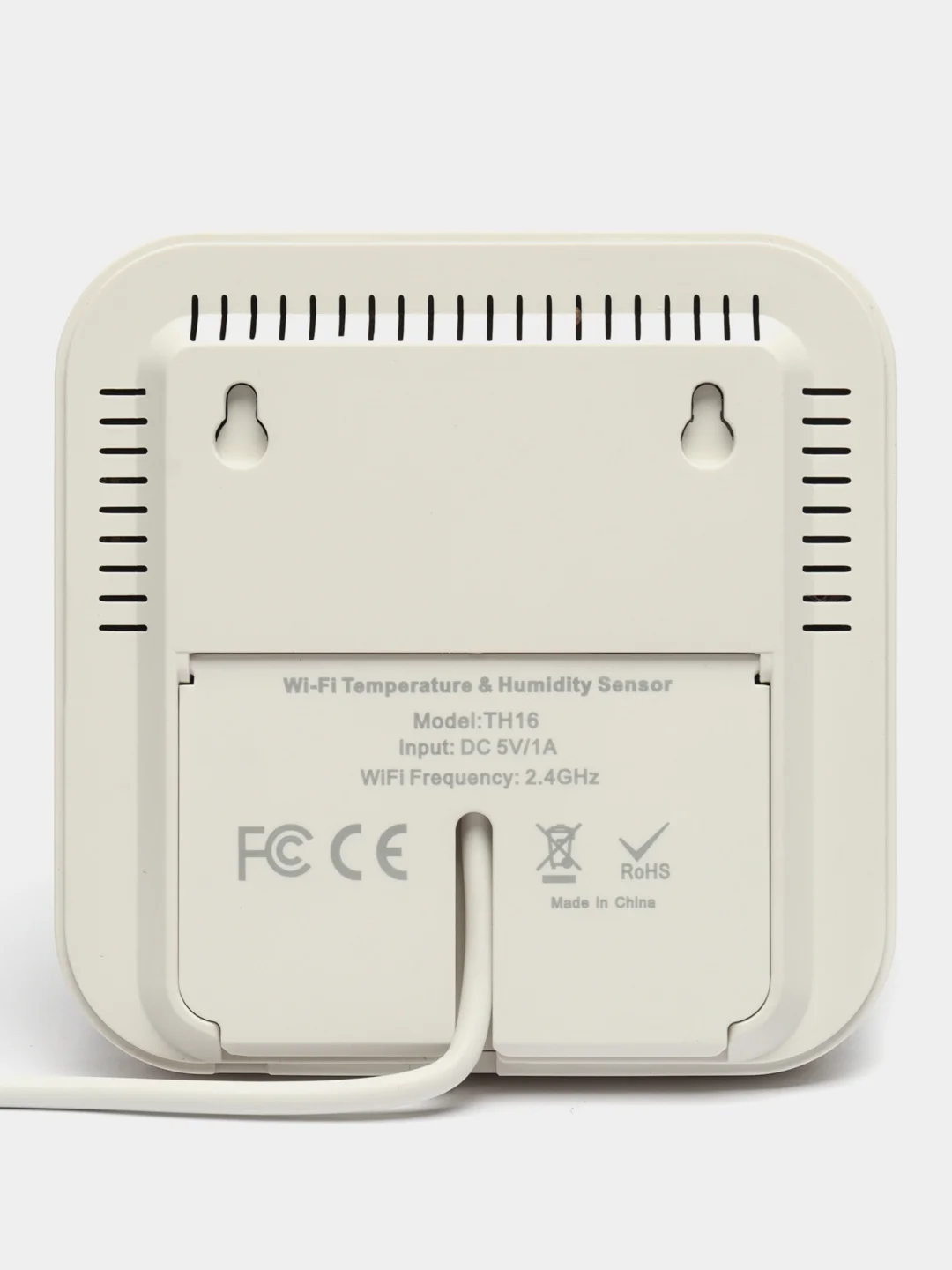Умный WiFi датчик температуры и влажности Tuya с подсветкой для умного дома