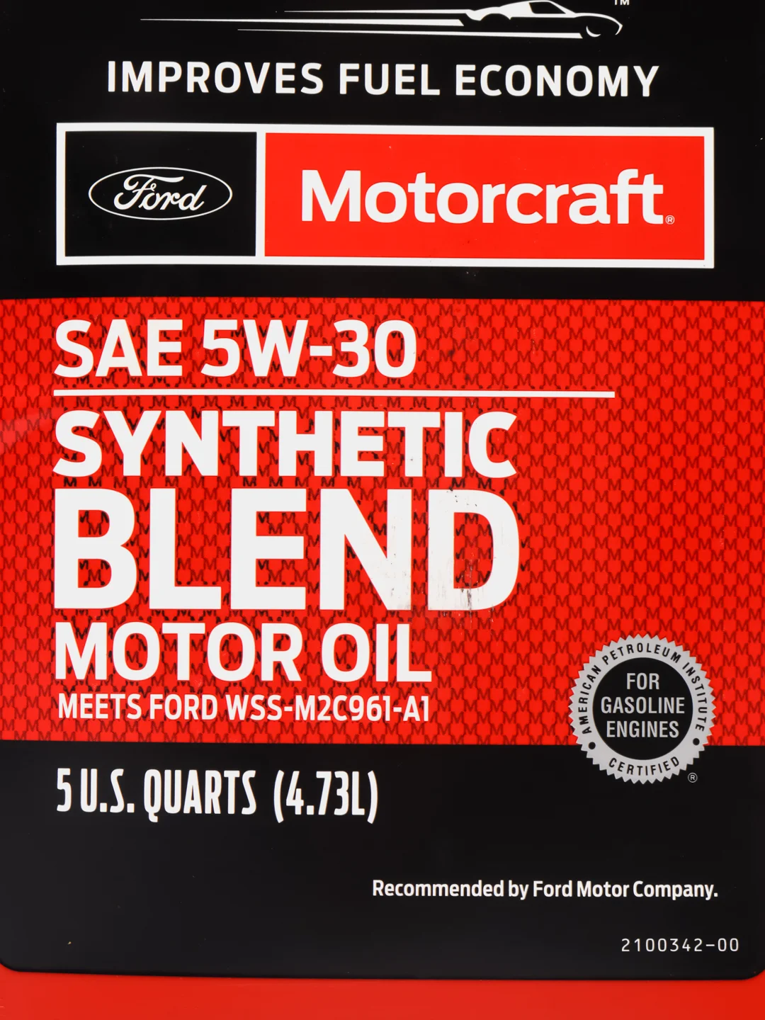 Масло моторное FORD MOTORCRAFT 5W30 (4,73л) Арт. XO5W305Q3SP