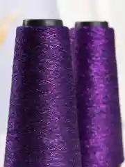 Фиолетовый пряжа с люрексом для вязания OnlyWe Alluring Shine 50 гр, 1500 метров
