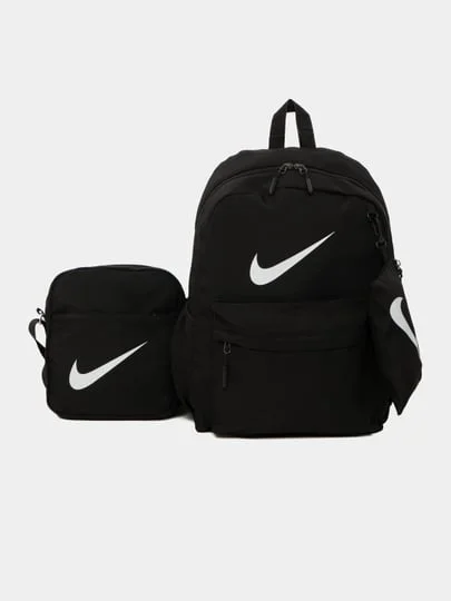 Рюкзак унисекс, Nike, найк городской, спортивный, школьный, модный универсальный 3 в 1