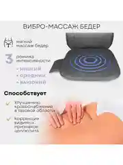 Массажная накидка MN-1500, 12 массажных роликов, 3 программы, вибромассаж, подогрев