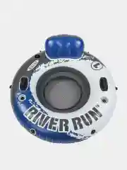 Синий надувной круг-кресло 135см "River Run 1" с ручками, до 100кг