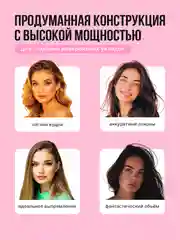 Черный выпрямитель для волос, плойка, утюжок, мультистайлер, стайлер, 5 режимов, LED-дисплей