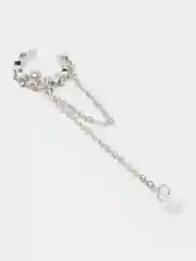 Серый серьги каффы