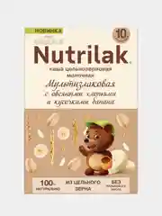 Каша мультизлаковая Nutrilak Procereals, овсяные хлопья и банан, с 10 месяцев, 200 г
