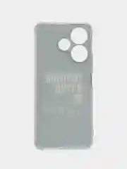 Тёмно-коричневый чехол на Redmi Note 13R/Redmi 13/Poco M6 4G / Редми Нот 13R/Редми 13/Поко М6 4G прозрачный