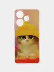 Желтый чехол на Redmi Note 13R/Redmi 13/Poco M6 4G / Редми Нот 13R/Редми 13/Поко М6 4G прозрачный
