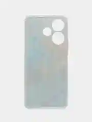 Голубой чехол на Redmi Note 13R/Redmi 13/Poco M6 4G / Редми Нот 13R/Редми 13/Поко М6 4G прозрачный