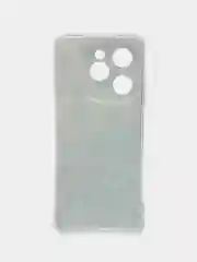 Бирюзовый чехол на Tecno Spark 20 Pro 5G / Текно Спарк 20 Про 5G с принтом, защита камеры