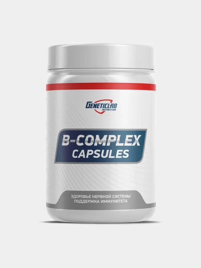 Витамины группы B "B - COMPLEX", GeneticLab Nutrition,  60 капсул
