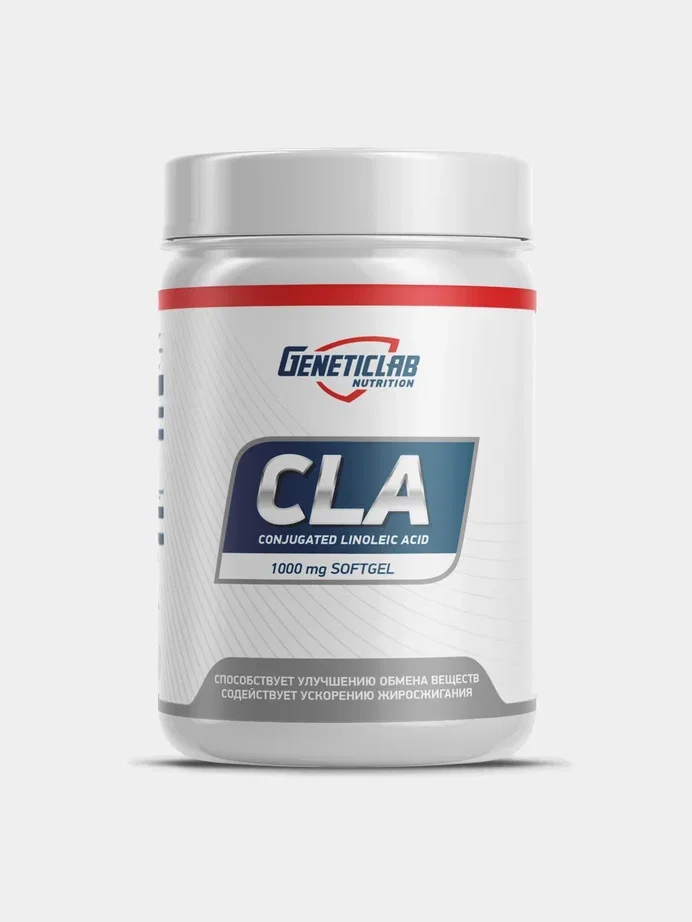 БАД Конъюгированная линолевая кислота CLA 1000, GeneticLab Nutrition, 60 капсул