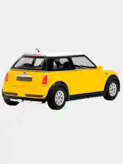 Желтый машинка металлическая инерционная Mini Cooper S KT5059 1:28 KINSMART