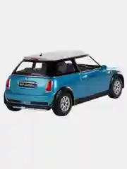 Синий машинка металлическая инерционная Mini Cooper S KT5059 1:28 KINSMART