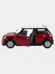 Бордовый машинка металлическая инерционная Mini Cooper S KT5059 1:28 KINSMART