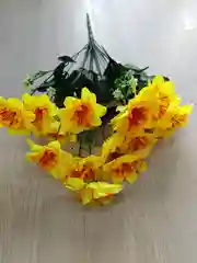 Букет георгинов, искусственные цветы