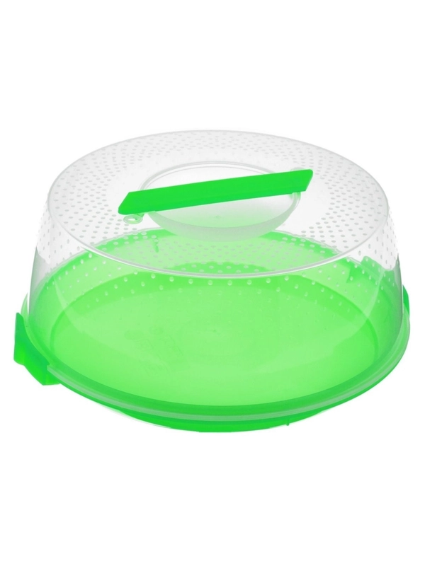 Тортница Cosmoplast "Оазис", диаметр 28 см, пластик