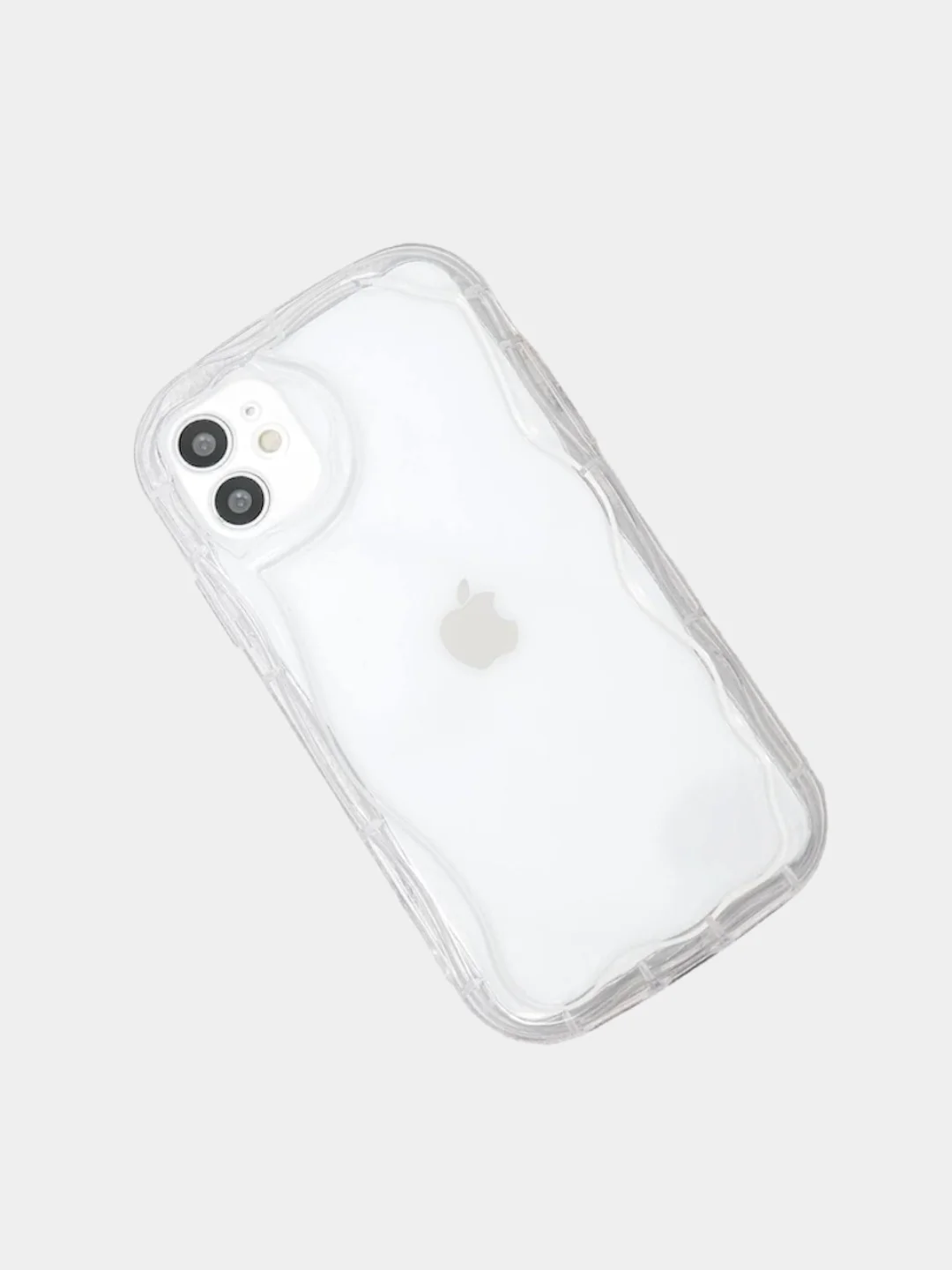 Прозрачный чехол силиконовый для iPhone 12/13/14/15 Mini/Plus/Pro/Max, объемный